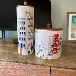 Kate Spade Canisters - never used